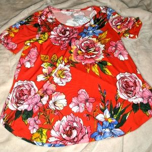 Lularoe L Floral Morgan